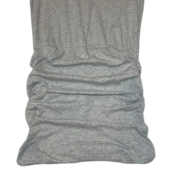 Cabi Everyday Mini Dress Ruched Crew Neck Gray Sleevless Tank Stretch Size Small - Picture 10 of 15